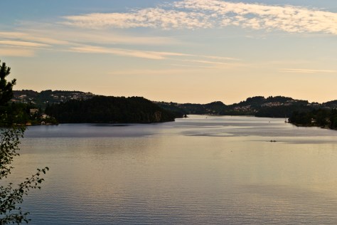 Vistas desde los alrededores de los jardines.