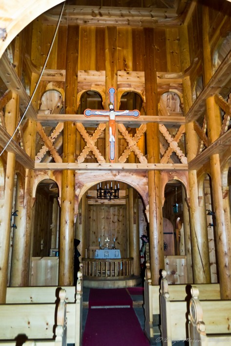 Interior de la iglesia.