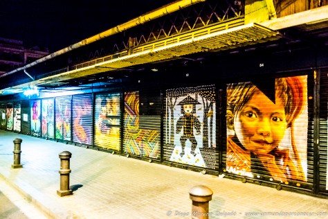 Arte callejero en Gràcia.