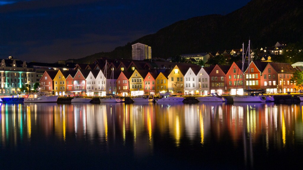 Bryggen de noche