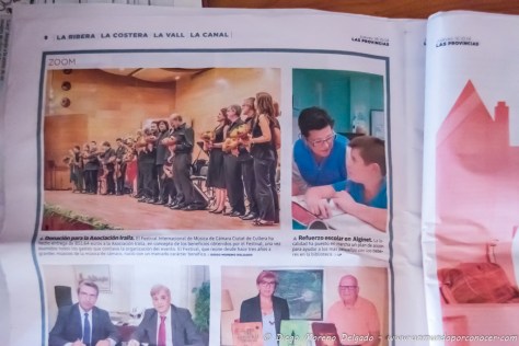 Aparición en Las Provincias