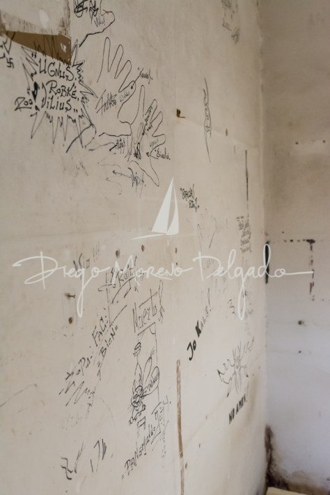 "Destrozos que aún se pueden ver en la casa - Diego Moreno"