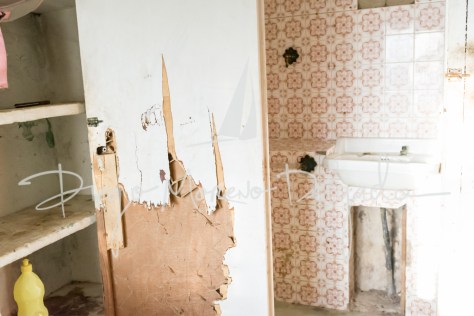 "Destrozos que aún se pueden ver en la casa - Diego Moreno"