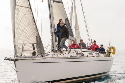 "El Slainte durante la regata - Diego Moreno Delgado"